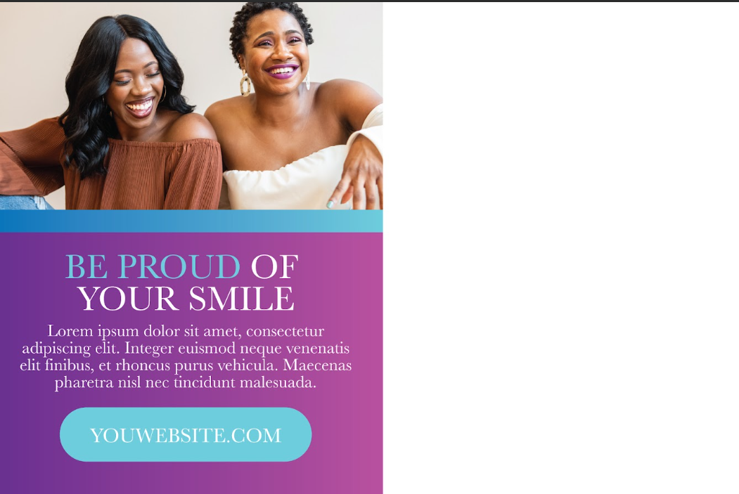 dental direct mail template