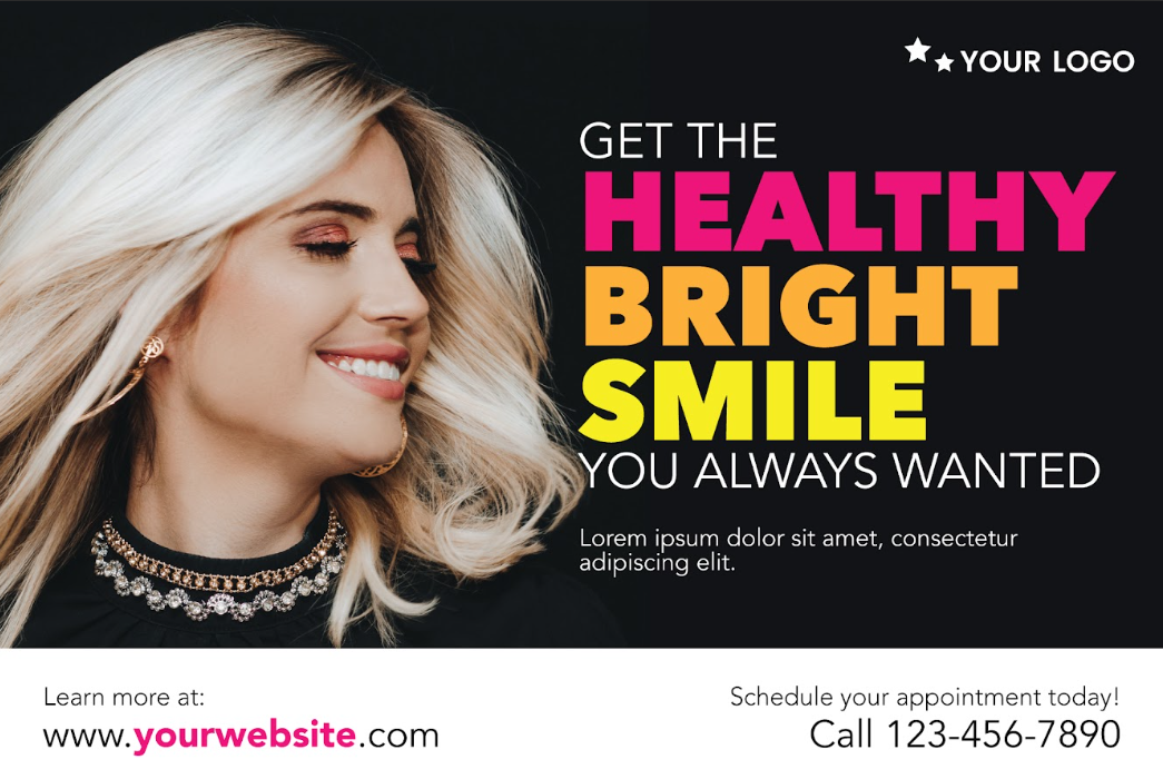 Dental Direct Mail Template