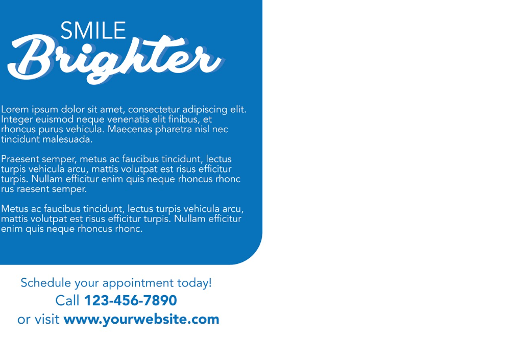 dental postcard templates