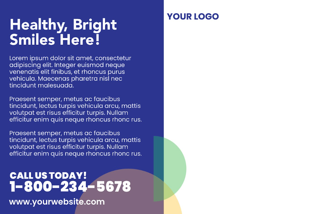 dental direct mail template