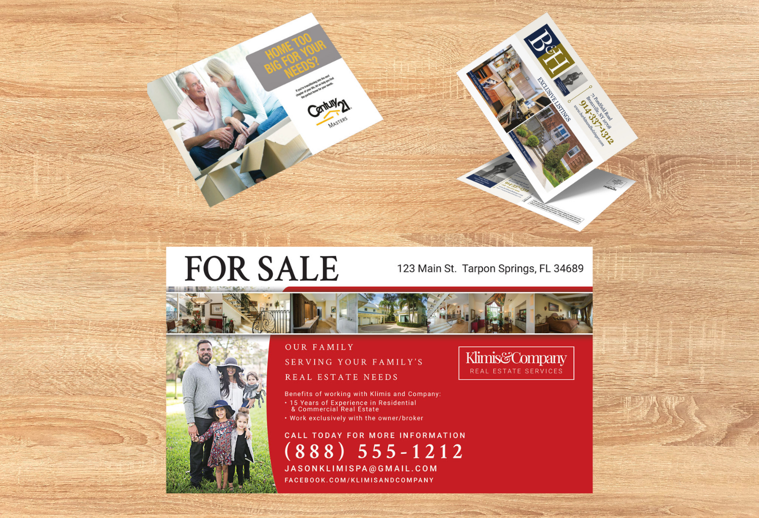 Real estate postcard marketing campaign