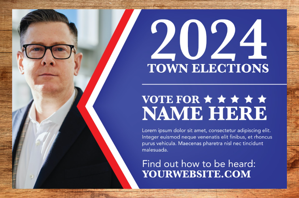 Political Direct Mail Template Vote for Me Political Direct Mail Template Vote for Me